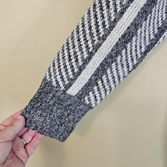 Debut Striped long line cardigan duster Size Medium/Large - Picture 3 of 10